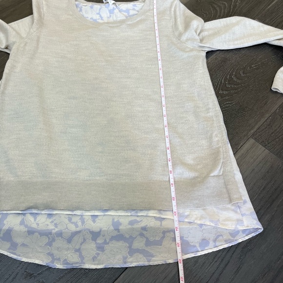 Club Monaco Floral Underlay Spring Sweater - Picture 10 of 10